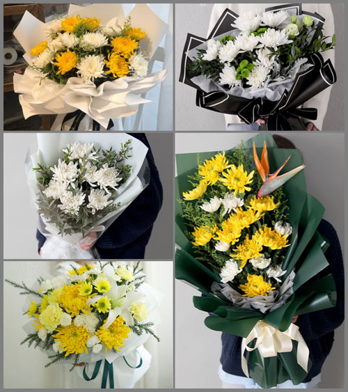 海南海口市龙华区龙泉镇新江村白事花束代送